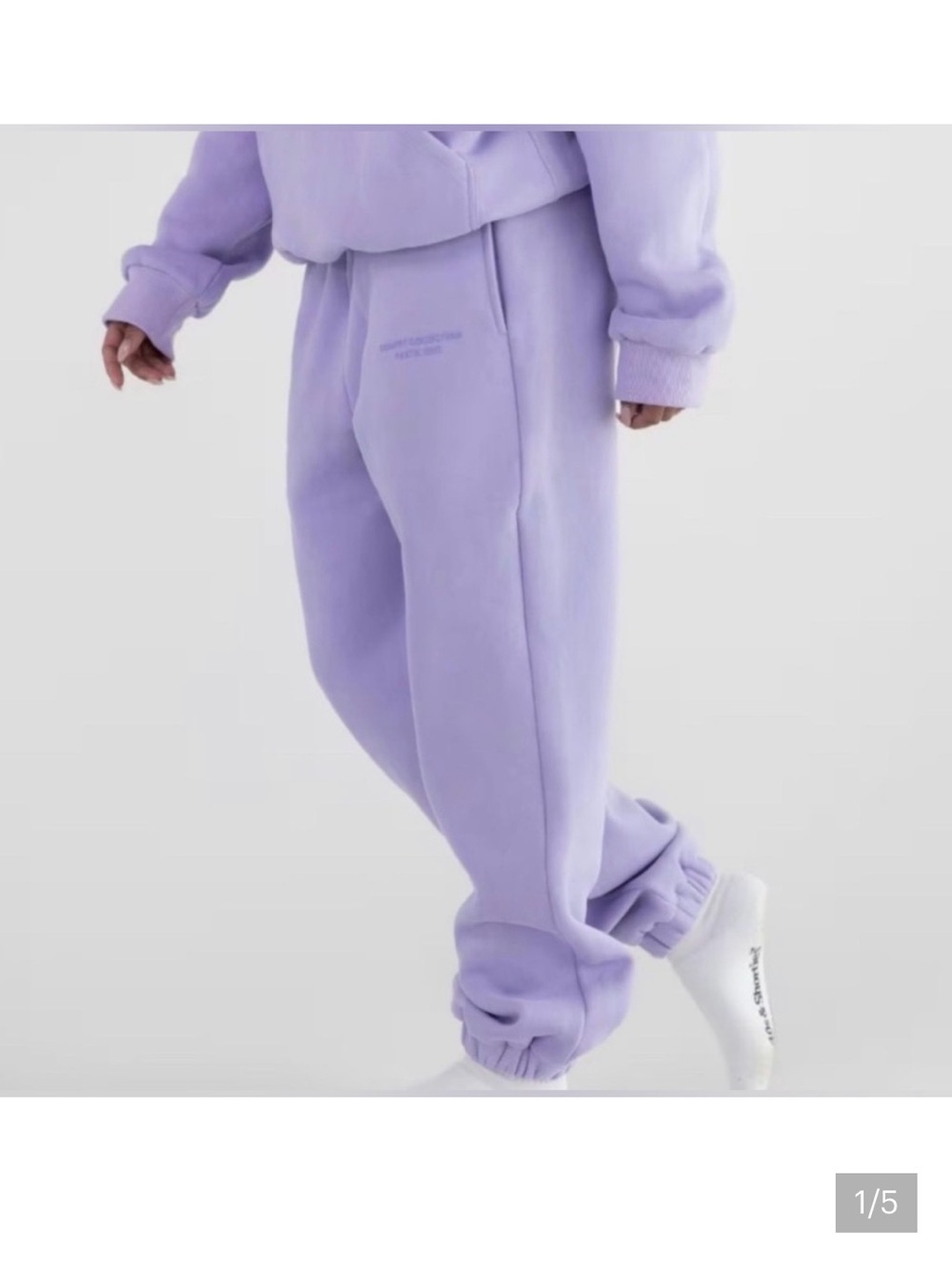 Comfrt Pastel Sweatpants in Lavender Joggers Size Medium Comfy Lounge